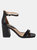 Dorothy Perkins Womens/Ladies Safiya High Block Heel Sandals (Black) (8)