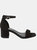 Dorothy Perkins Womens/Ladies Sammie Barely There Low Block Heel Sandals (Natural Black) (5)