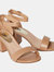 Dorothy Perkins Womens/Ladies Serenity Wide Medium Block Sandals (Camel) (6) - Camel