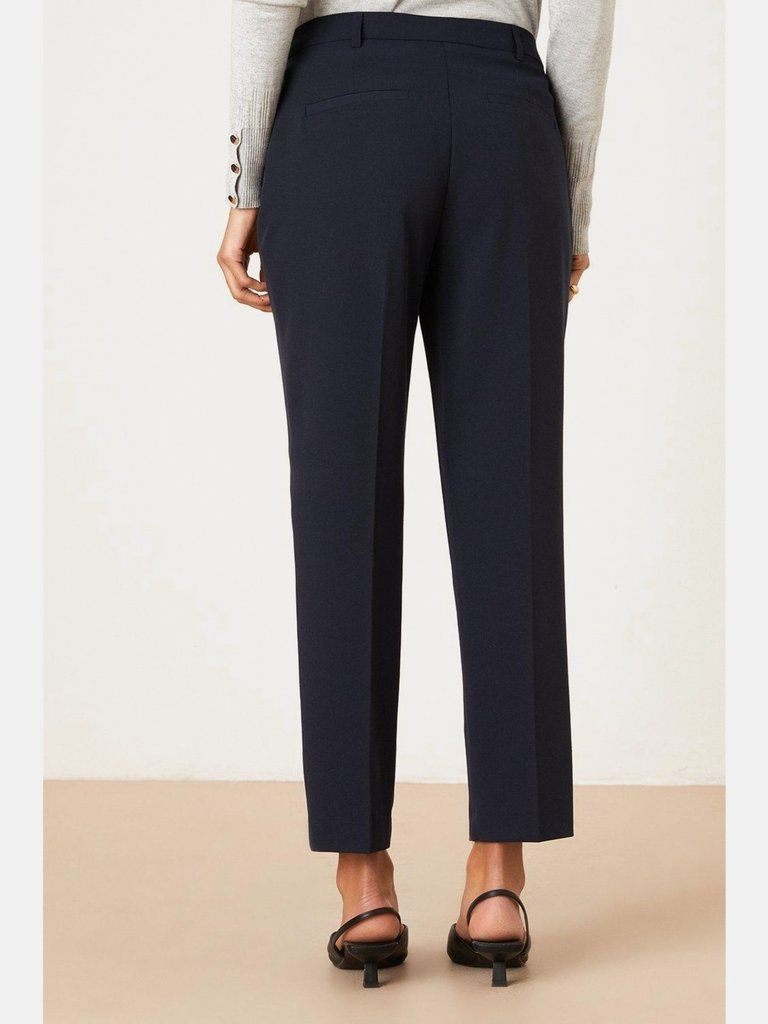 Dorothy Perkins Womens/Ladies Slim Ankle Grazer Trousers (Navy)