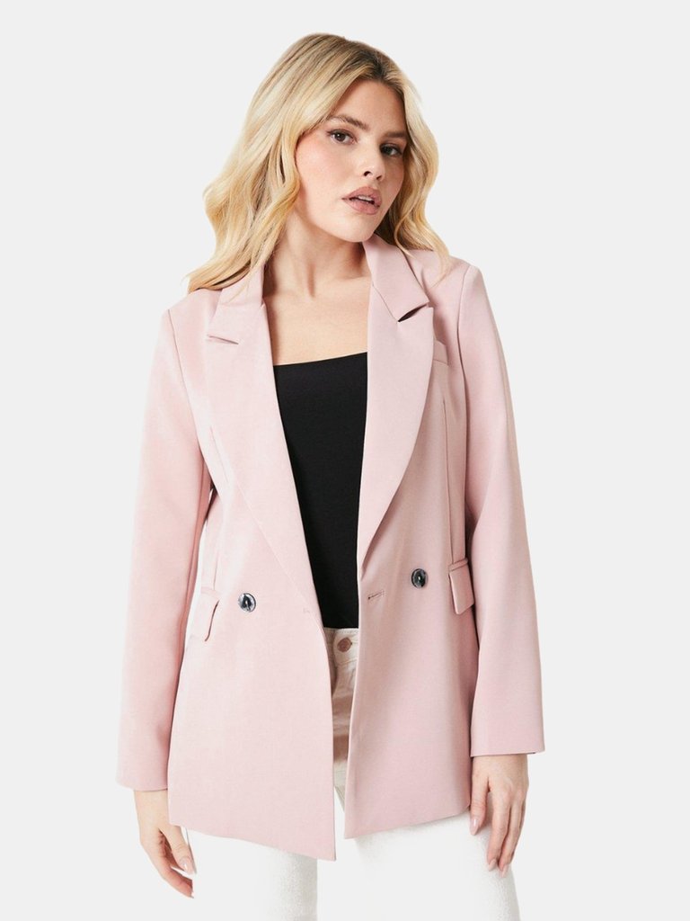 Dorothy Perkins Womens/Ladies Slim Blazer (Pink) - Pink