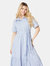 Dorothy Perkins Womens/Ladies Striped Waist Tie Midi Shirt Dress (Blue)