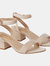 Dorothy Perkins Womens/Ladies Tommi Barely There Wide Medium Block Heel Sandals (Blush) (5) - Blush