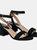 Dorothy Perkins Womens/Ladies Tommi Barely There Wide Medium Block Heel Sandals (Natural Black) (6) - Natural Black