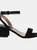 Dorothy Perkins Womens/Ladies Tommi Barely There Wide Medium Block Heel Sandals (Natural Black) (6)