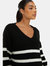 Dorothy Perkins Womens/Ladies V Neck Sweater (Monochrome)