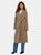 Dorothy Perkins Womens/Ladies Wrap Tall Long Coat (Mink) - Mink