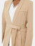 Womens/Ladies Belted Tall Blazer