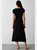 Womens/Ladies Column Pocket Midi Dress