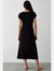 Womens/Ladies Column Pocket Midi Dress