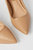 Womens/Ladies Dove Kitten Heel Wide Court Shoes - Blush