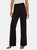 Womens/Ladies High Waist Wide Leg Pants - Black - Black