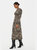 Womens/Ladies Leopard Print Keyhole Midi Dress - Brown/Black