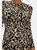 Womens/Ladies Leopard Print Keyhole Midi Dress