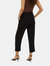 Womens/Ladies Petite Slim Pants - Black