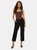 Womens/Ladies Petite Slim Pants - Black