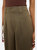 Womens/Ladies Pleat Front Straight Leg Pants - Khaki