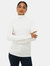 Womens/Ladies Roll Neck Sweater - Ivory - Ivory