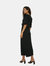 Womens/Ladies Ruffled Tall Midi Dress