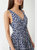 Womens/Ladies Spotted Front Tie Petite Sleeveless Midi Dress