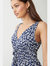 Womens/Ladies Spotted Front Tie Petite Sleeveless Midi Dress