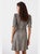 Womens/Ladies Spotted Petite Mini Dress - Camel