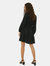 Womens/Ladies Spotted Tiered Petite Mini Dress