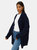 Womens/Ladies Stitch Chunky Knit Midi Cardigan - Navy - Navy