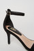 Womens/Ladies Tasha Barely There Stiletto Heel Sandals - Black