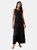 Womens/Ladies Tiered Maxi Dress - Black - Black