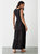 Womens/Ladies Tiered Maxi Dress - Black