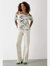 Womens/Ladies Tropical Tie Shoulder Bardot Top - Ivory