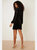 Womens/Ladies Velvet Sweetheart Mini Dress