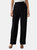 Womens/Ladies Wide Leg Pants - Black - Black