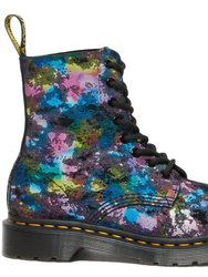 1460 Pascal Tutti Fruity Suede Boot - Black Multi Suede