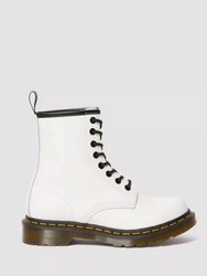 1460 W White Smooth Boots - White Smooth