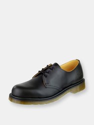B8249 Lace-Up Leather Shoe / Mens Shoes / Lace Shoes - Black - Black