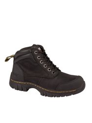 Mens Riverton SB Lace up Hiker Safety Boots - Black