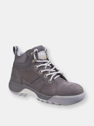Womens/Ladies Opal ST Lightweight Leather Hiker Boot - Gray Wind River - Gray Wind River