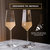 Diamond Champagne Flutes