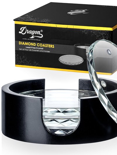 Dragon Glassware Diamond Coasters product