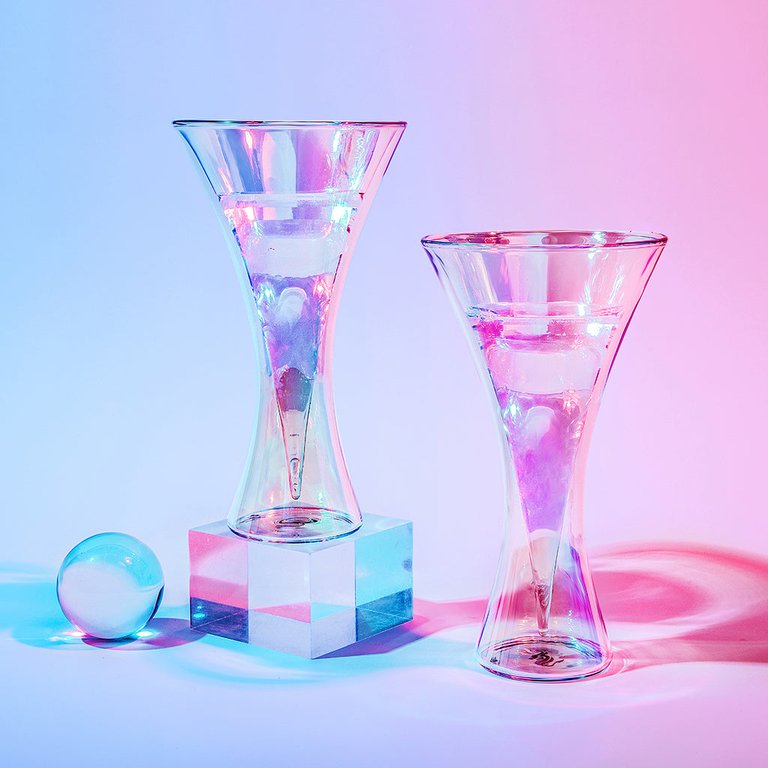 Iridescent Cocktail Glasses