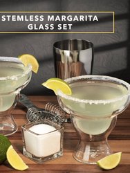 Stemless Margarita Glasses