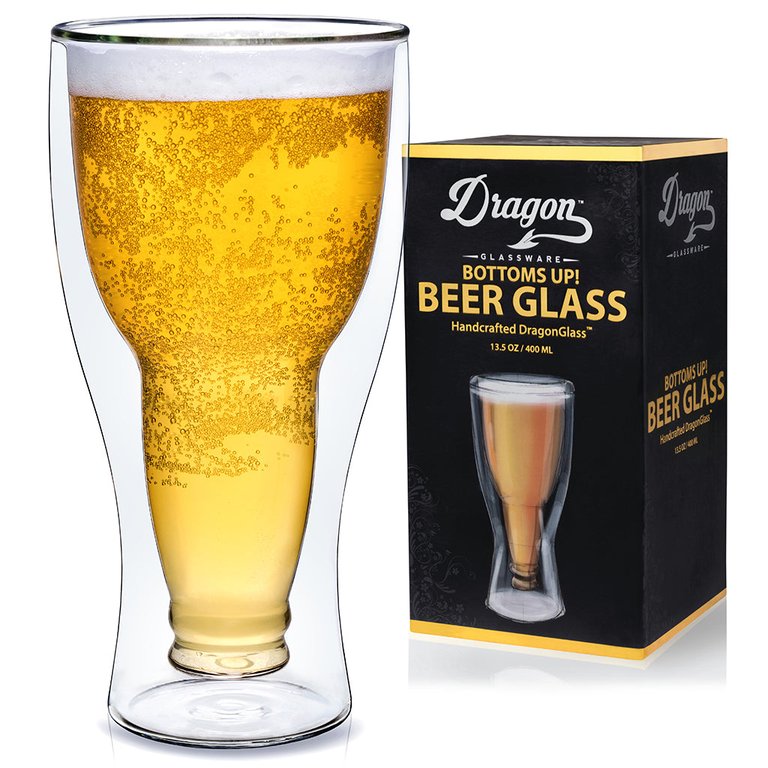 "Upside Down" Beer Glasses