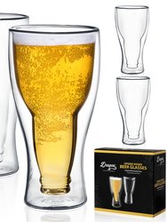 "Upside Down" Beer Glasses