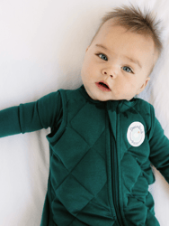 Dream Weighted Sleep Sack - Forest Green - Cotton