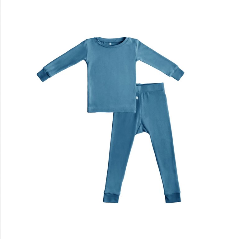 Toddler Bamboo Pajamas - Ocean Blue