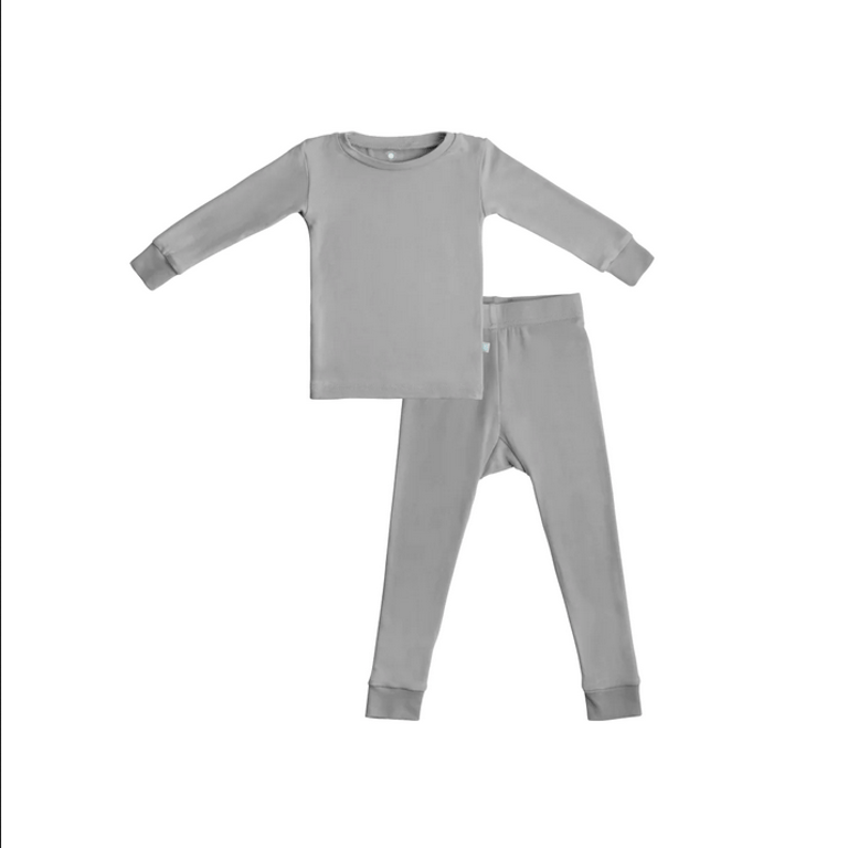 Toddler Bamboo Pajamas - Moon Grey