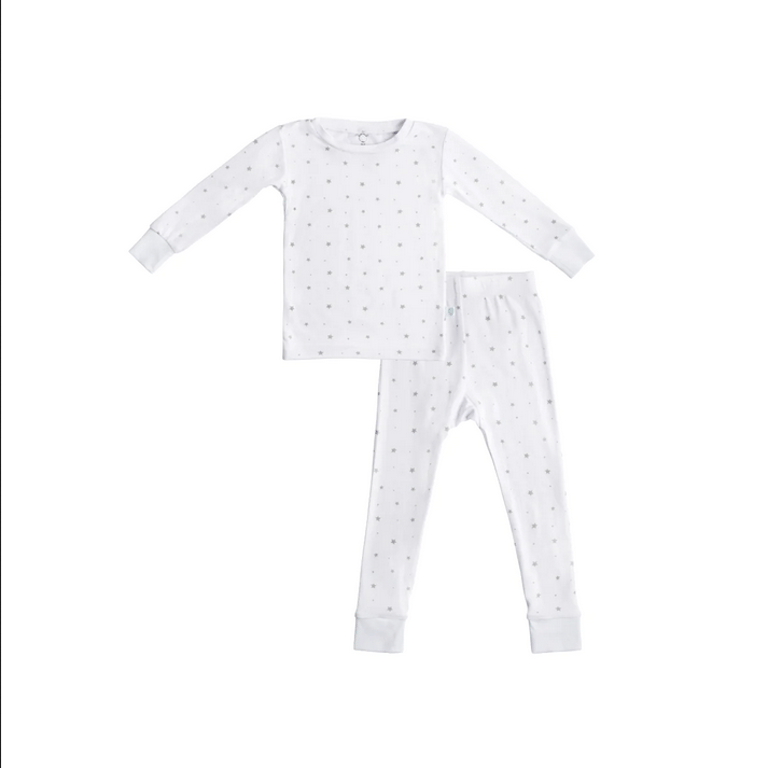Toddler Bamboo Pajamas - Grey Star