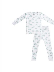 Toddler Bamboo Pajamas - Rainbow